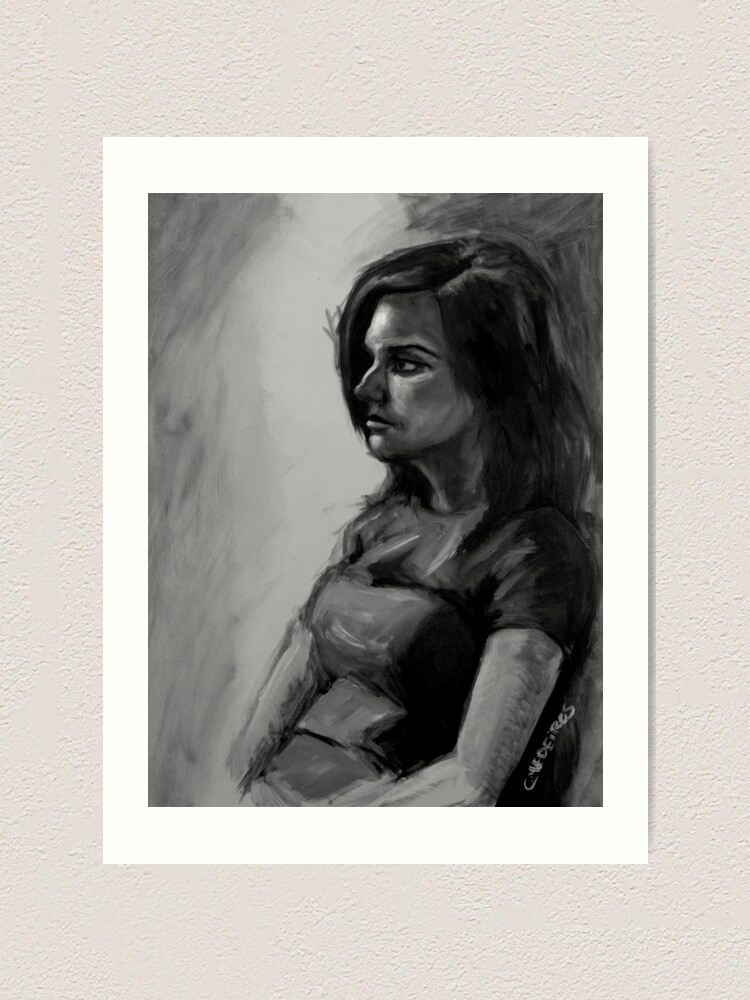 Alternate view of Life painting Art Print