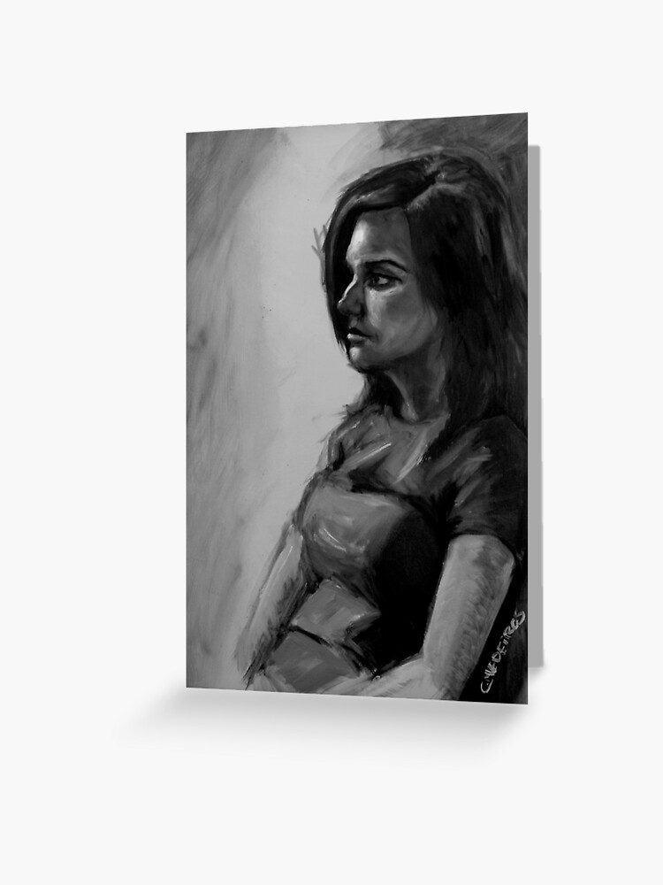 Thumbnail 1 of 2, Greeting Card, Life painting designed and sold by mistertengu74.