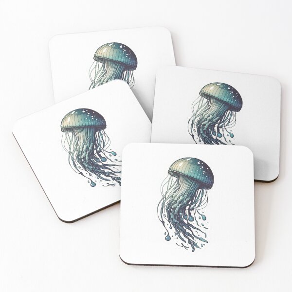 Item preview, Jellyfish watercolor designed and sold by asbno19.