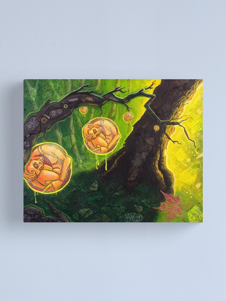 Thumbnail 1 of 3, Canvas Print, Forbidden Fruit designed and sold by mistertengu74.