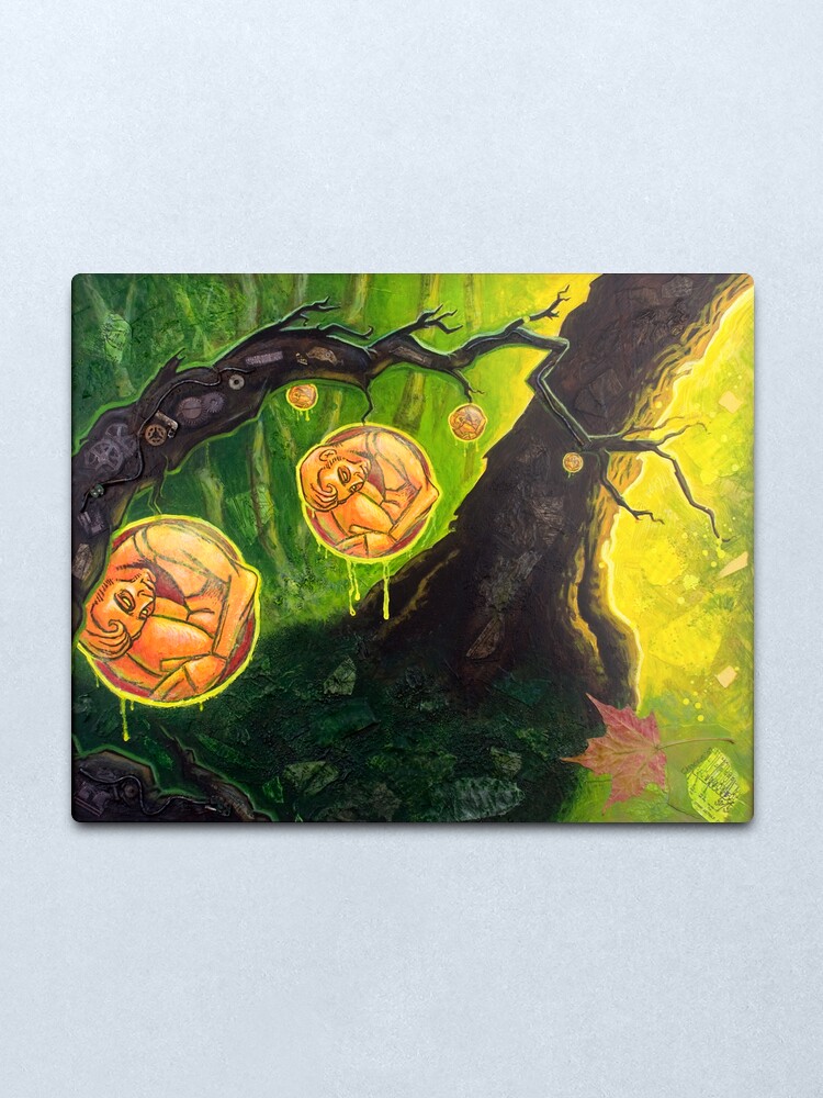 Alternate view of Forbidden Fruit Metal Print