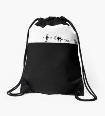 Breath of the wild: Divine beasts loading screen small black Drawstring Bag