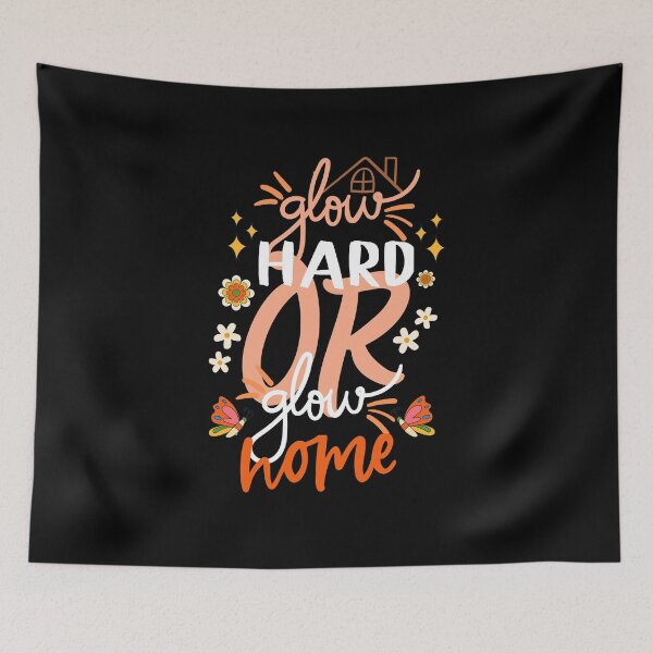 Item preview, glow hard or glow home designed and sold by Beautiful-R  ⭐⭐⭐⭐⭐ (7,5k).