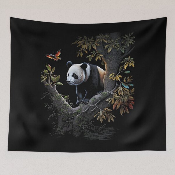 Item preview, Panda On A Tree. designed and sold by DiamondPixel.