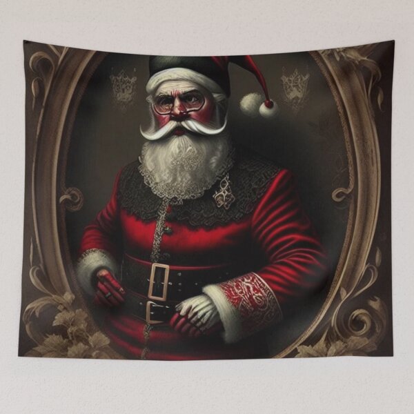 Item preview, Santa Portrait Nightmare designed and sold by BiancaDPetals.