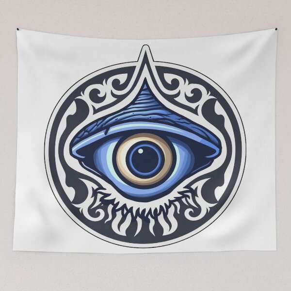 Item preview, Evil Eye Blue And White Greek Nazar designed and sold by JackCurtis1991.