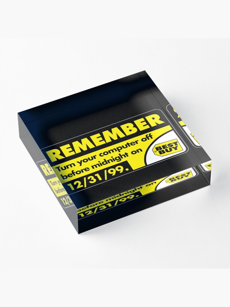 Alternate view of Remember... Acrylic Block