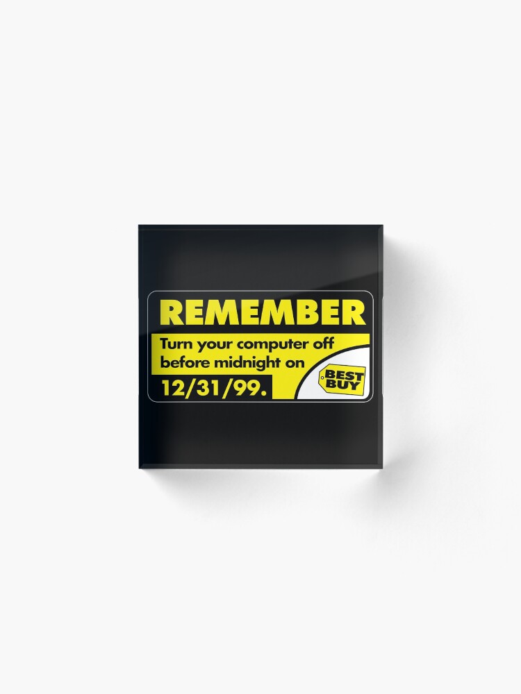 Alternate view of Remember... Acrylic Block