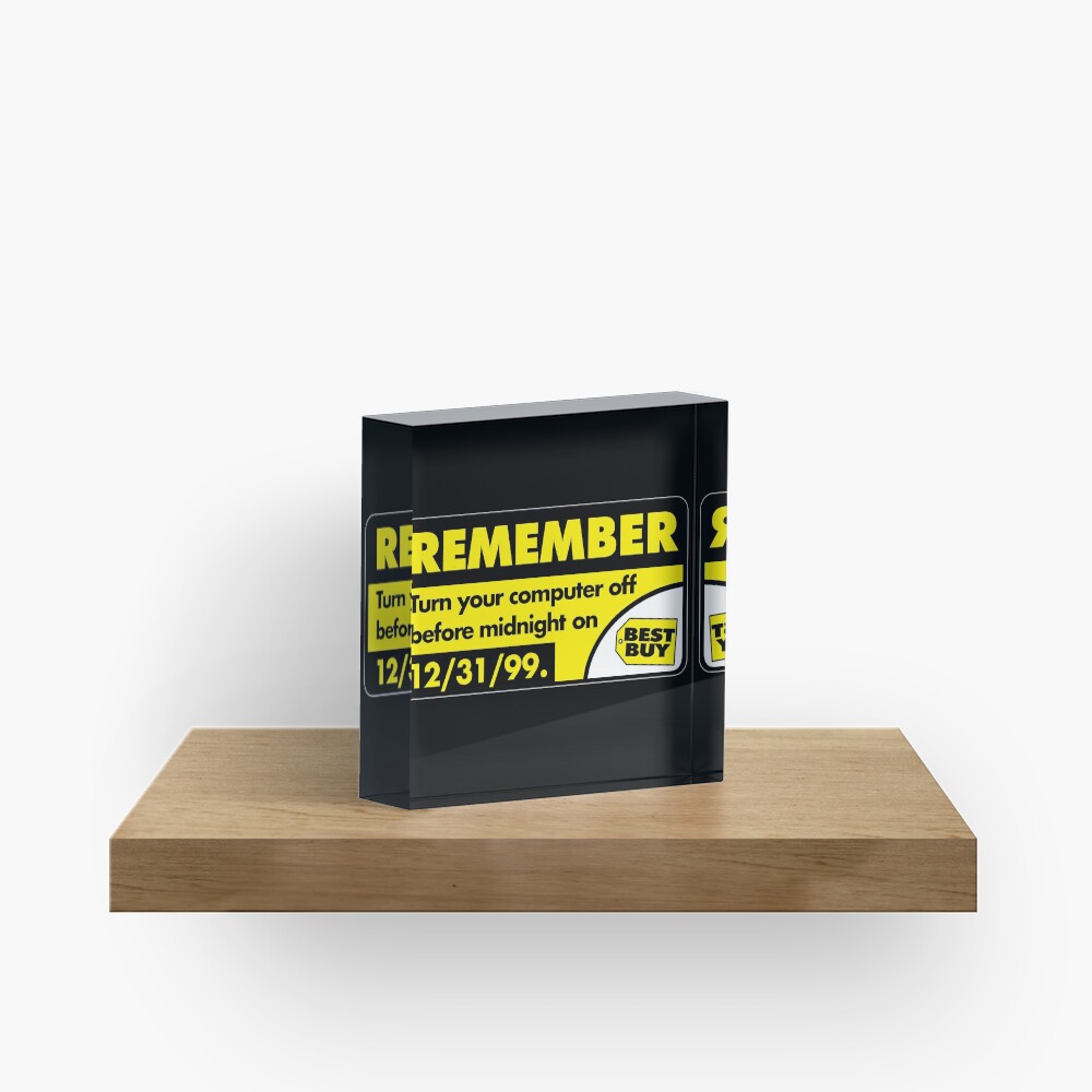 Remember... Acrylic Block