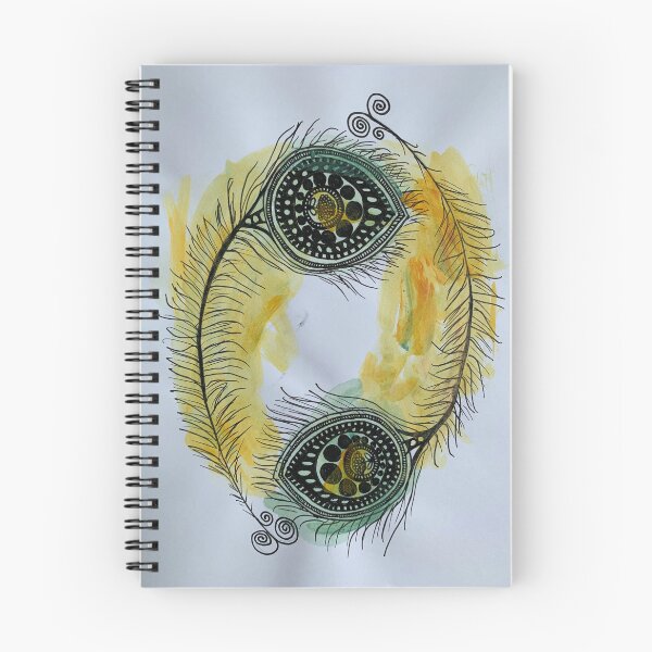 Item preview, Mandala feather watercolor sketch designed and sold by Arteaventura.