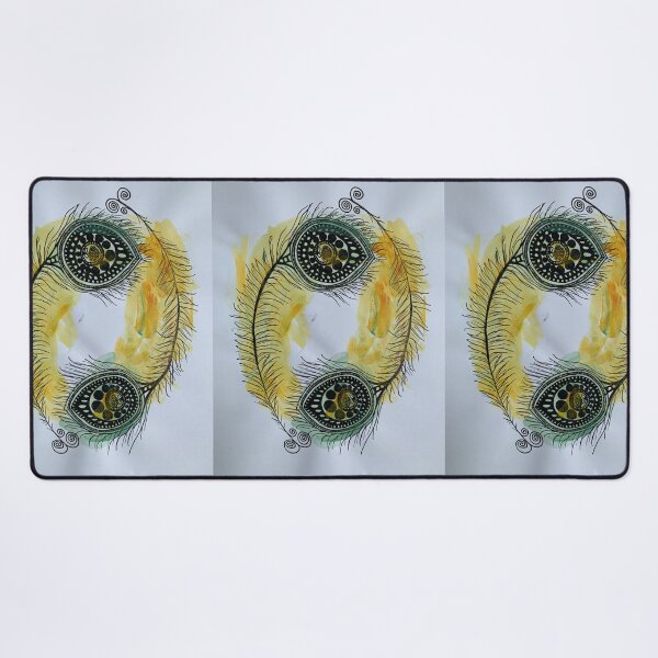 Item preview, Mandala feather watercolor sketch designed and sold by Arteaventura.