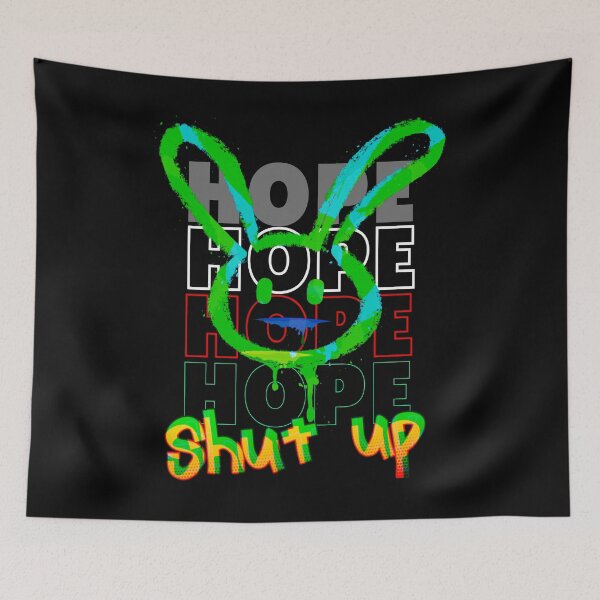 Item preview, Cool urban shut up graffiti rabbit. designed and sold by AEROSPACE-IND.