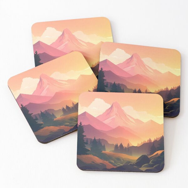 Item preview, Beautiful mountain landscape with forest designed and sold by randrdesign.