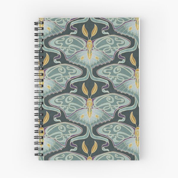 Item preview, Art Nouveau Moth designed and sold by GildedMagnolia.