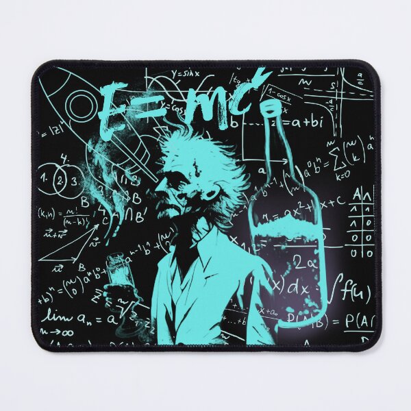 Item preview, einstein philanthropist scientist cyan colorful science math deisgn designed and sold by chaturbart.