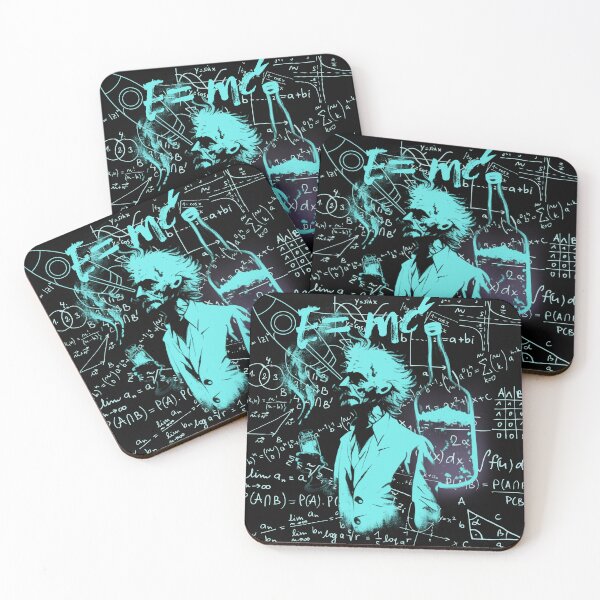 Item preview, einstein philanthropist scientist cyan colorful science math deisgn designed and sold by chaturbart.