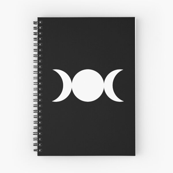 Item preview, Triple Goddess Symbol - White on Black designed and sold by MagicalCreative.