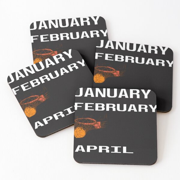 Item preview, Funny Basketball Season, January February Basketball designed and sold by AlexyArtDesign.