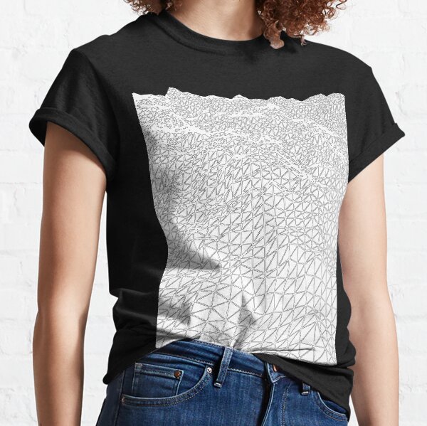 Génération de terrain avec Perlin Noise in Processing par Daniel Shiffman T-shirt classique