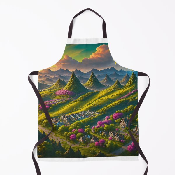 Item preview, A Vibrant, Sun-dappled Fairy Village Nestled in a Lush, Green Forest Ai Generated Art designed and sold by AiGens.
