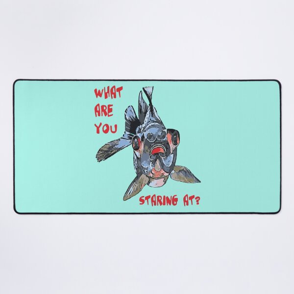 Item preview, Goldfish And Fun What Are You Staring At Quote designed and sold by taiche.