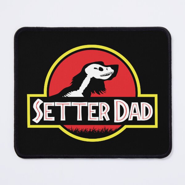 Item preview, (For Dark Background) Jurassic Setter Dad designed and sold by More Cute Dogs.
