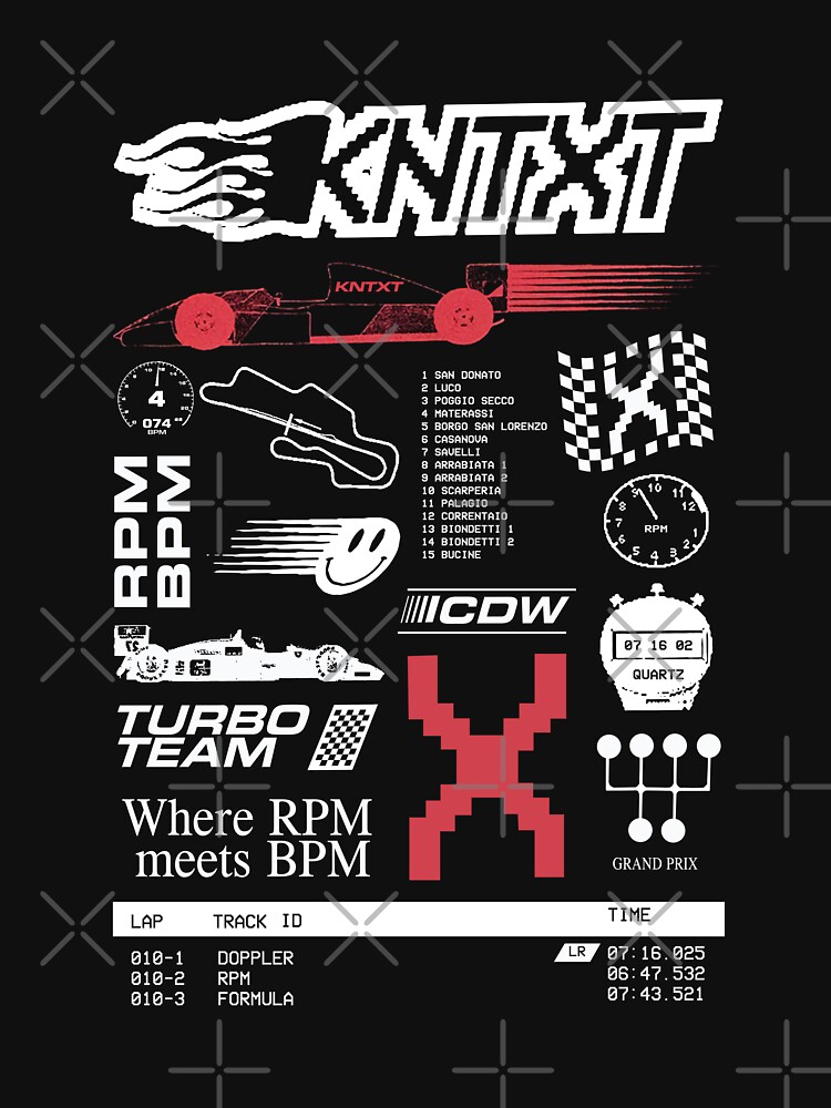 KNTXT Turbo Team 1 Essential T-Shirt for Sale by AnnePra