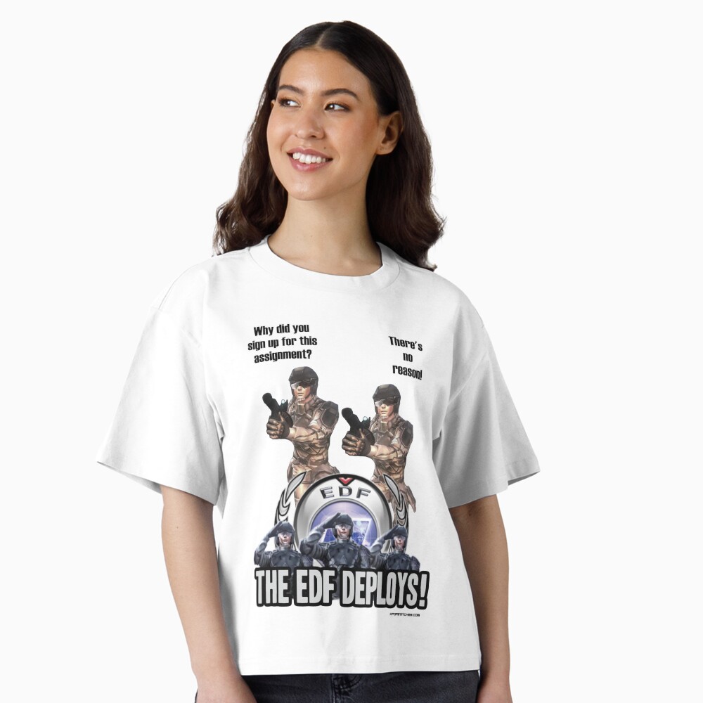 Earth Defense Force Ranger talk Earth Defense Force EDF E.D.F. Classic T-Shirt