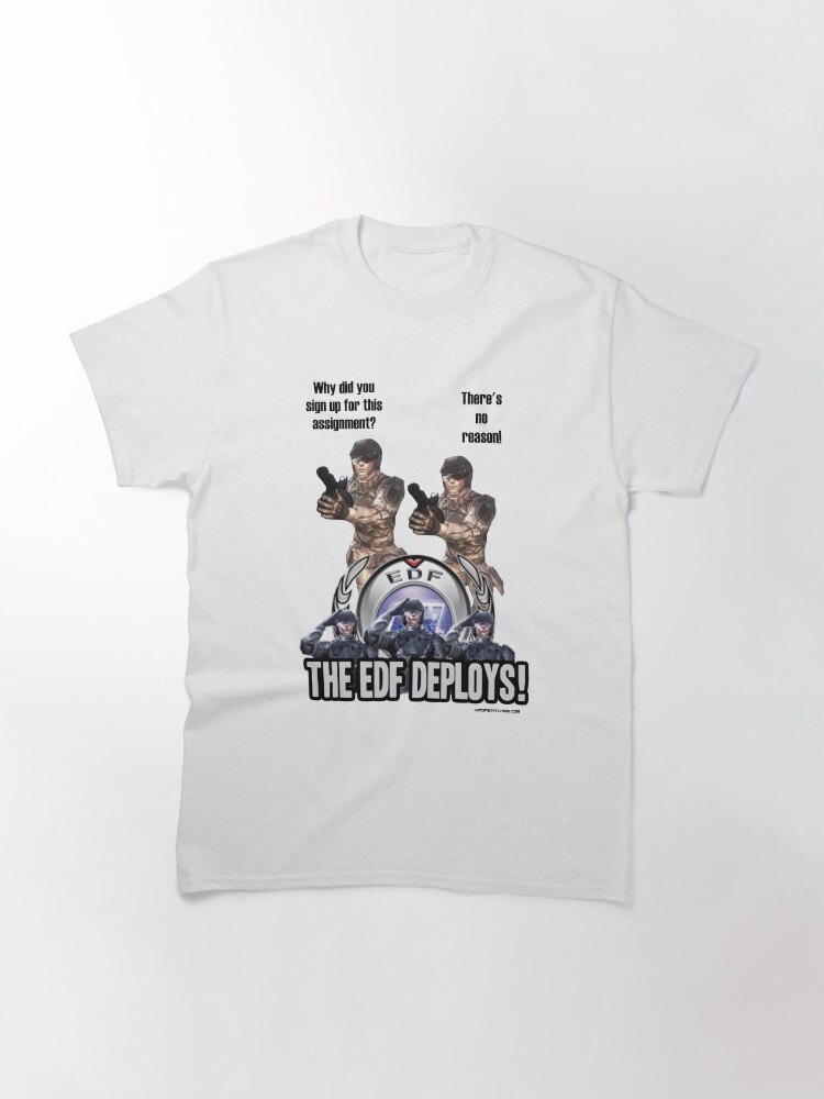 Earth Defense Force Ranger talk Earth Defense Force EDF E.D.F. Classic T-Shirt