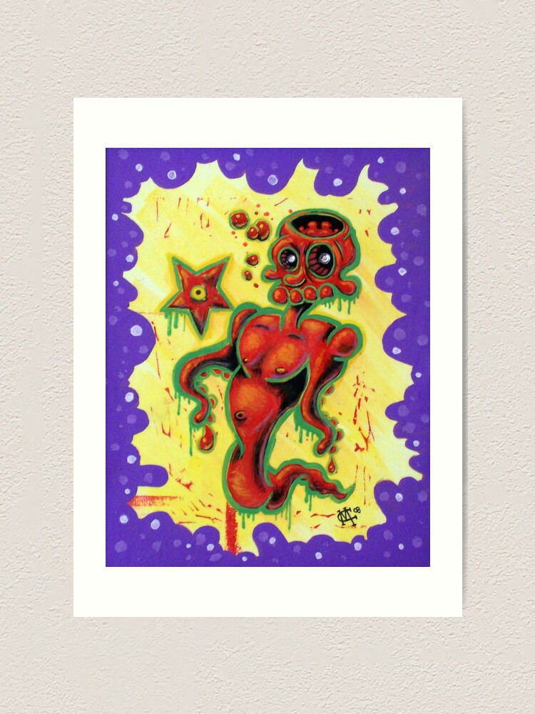 Thumbnail 2 of 3, Art Print, Skullopod designed and sold by Craig Medeiros.