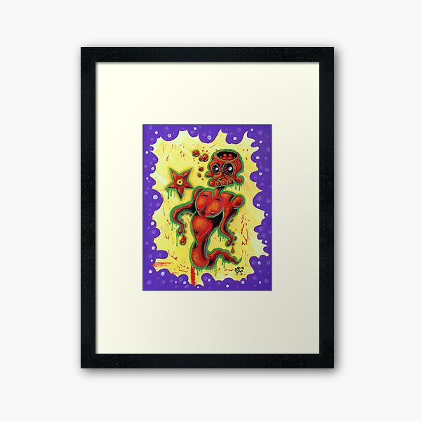 Skullopod Framed Art Print