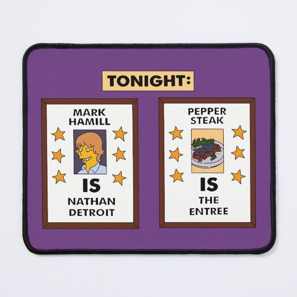 Item preview, Mark Hamill and Pepper Steak designed and sold by REALsaintpetty.