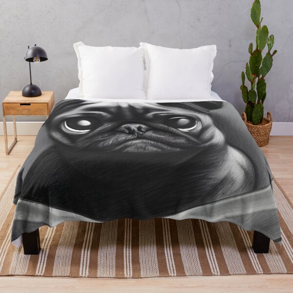 Item preview, Dog Bowls. Pug in a bowl. Cute Pug. Sketch Pug. designed and sold by Doggymadness.