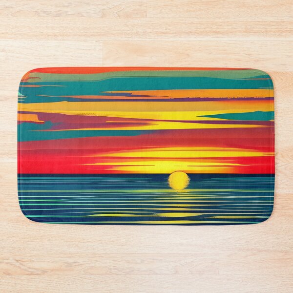 Item preview, An seascape artwork that has been simplified. designed and sold by brandway.