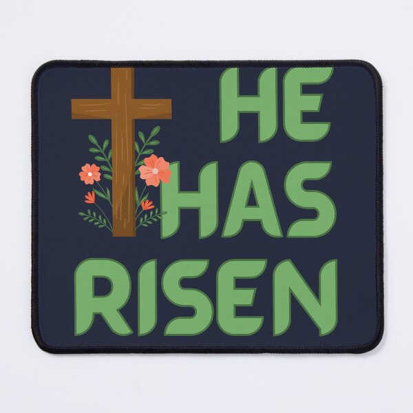 Item preview, He Has Risen Christian Easter Floral designed and sold by BluePlanetMerch.