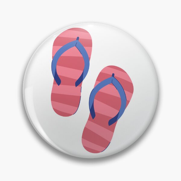 Item preview, Pink Flip Flops / Thongs designed and sold by KatsCanvas.