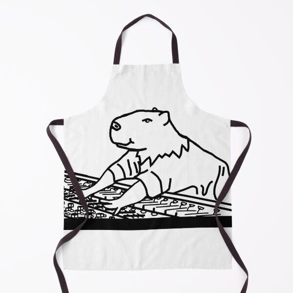 Item preview, Capybara the Music Producer Capybara designed and sold by ellenhenry.