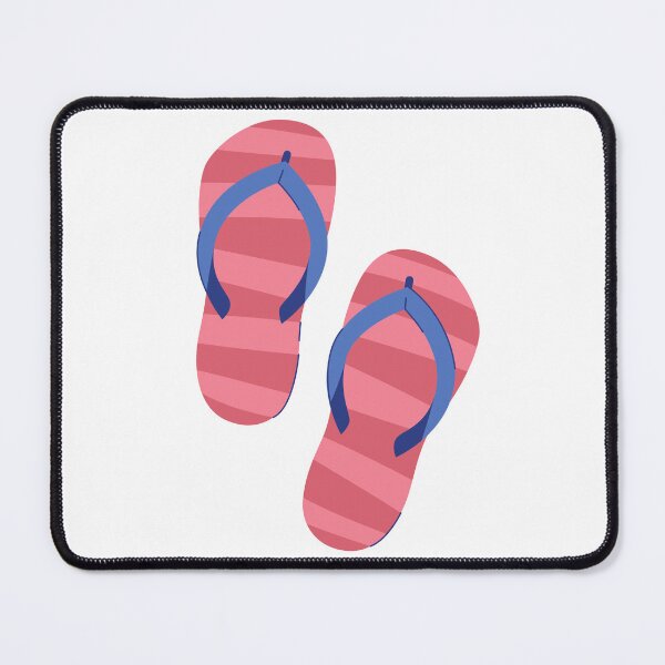 Item preview, Pink Flip Flops / Thongs designed and sold by KatsCanvas.