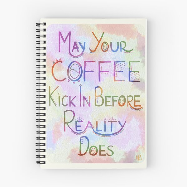 Item preview, Coffee vs Reality designed and sold by Littlecogs.
