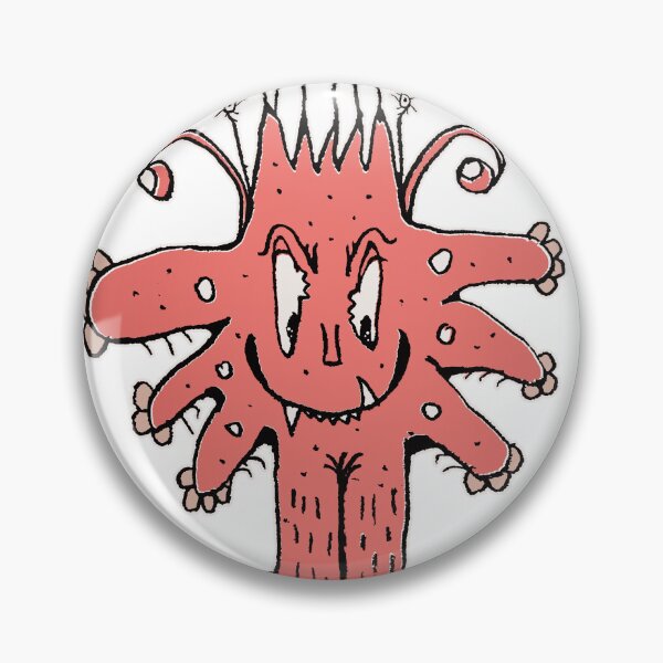 Item preview, Colored ugly funny monster drawing designed and sold by DFLC Prints.