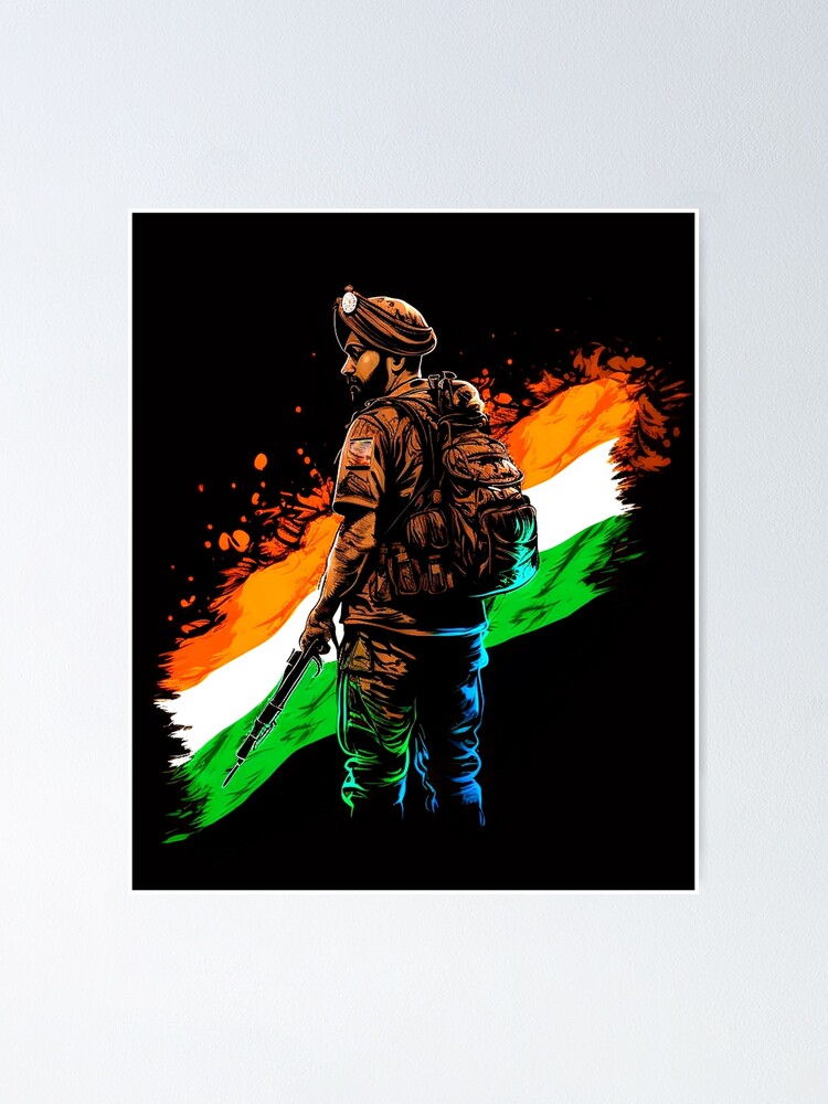 15 Indian Army Paintings By Kids Will Motivate You To Join Indian Army |  Indian army wallpapers, Army drawing, Army images