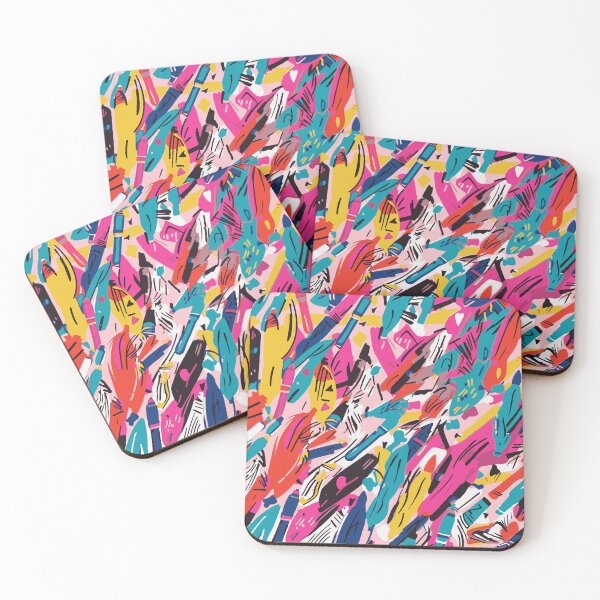 Item preview, Colorful Abstract Pattern Tote Bag Design designed and sold by lazarus93.