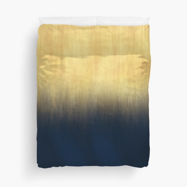 Item preview, Modern Golden Blue Brushstrokes designed and sold by NdesignTrend.
