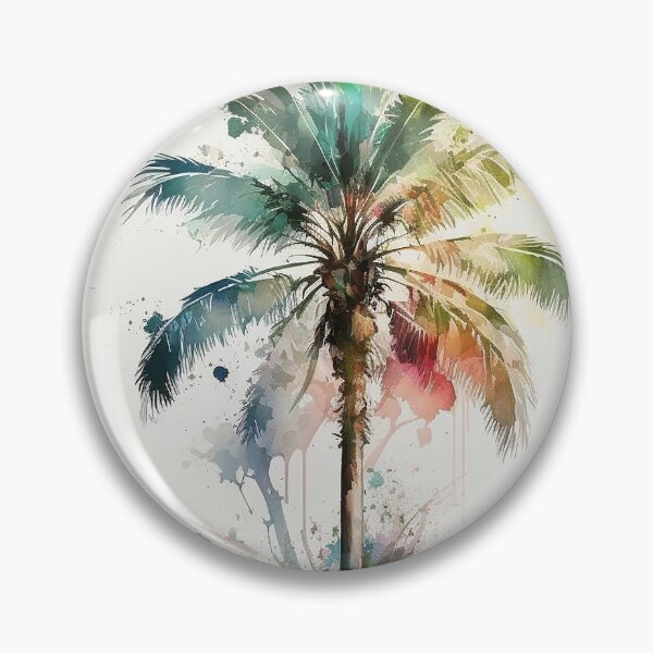 Artikelvorschau, Palm Tree watercolor entworfen und verkauft von shokA Design.