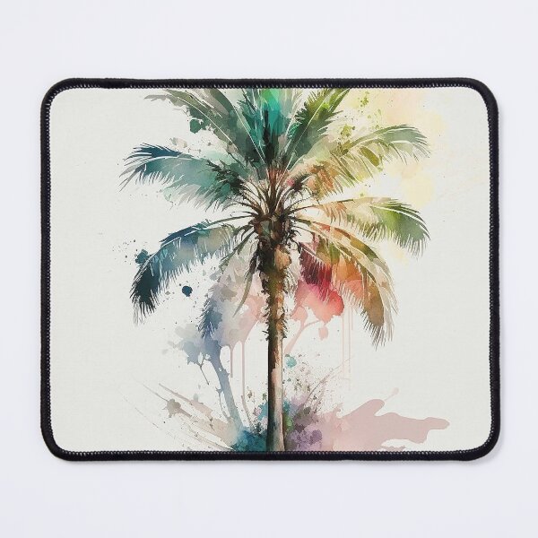 Artikelvorschau, Palm Tree watercolor entworfen und verkauft von shokA Design.