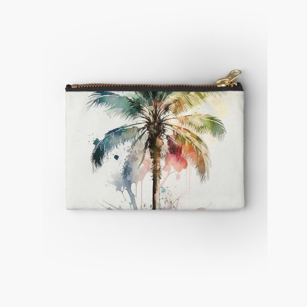 Aperçu de l'œuvre Palm Tree watercolor créée et vendue par shokA Design.