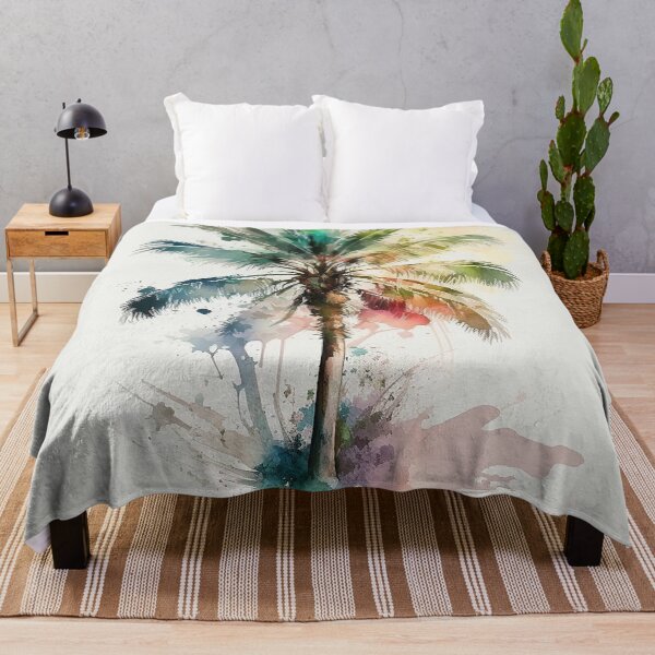 Item preview, Palm Tree watercolor designed and sold by shokA Design.