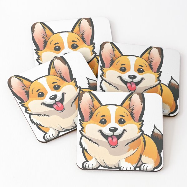 Item preview, Cute Corgy is sitting and beaming designed and sold by VegasDesign.