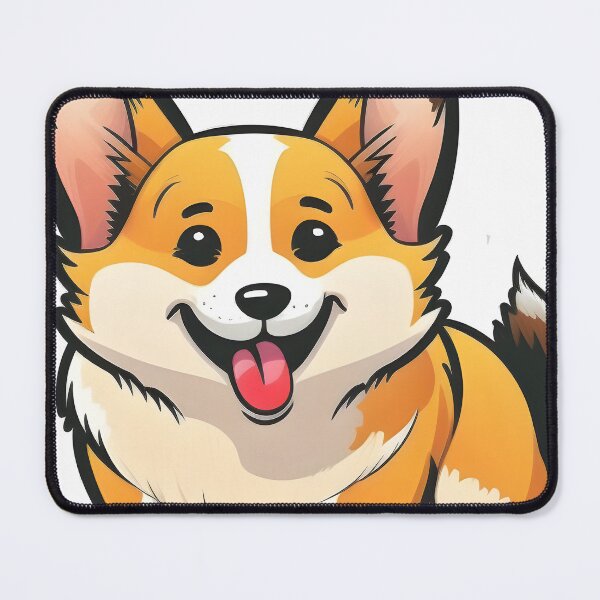 Item preview, Cute Corgy is sitting and beaming designed and sold by VegasDesign.