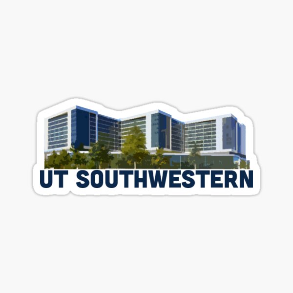 Item preview, UT Southwestern Sticker 1 designed and sold by boardathome.